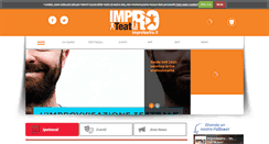 Desktop Screenshot of improteatro.it